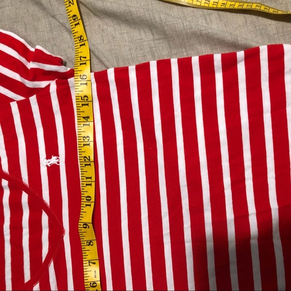 Bundle of 2 Striped V Neck Tees Ralph Lauren Polo Sport & Streetwear Society​ - Picture 6 of 10